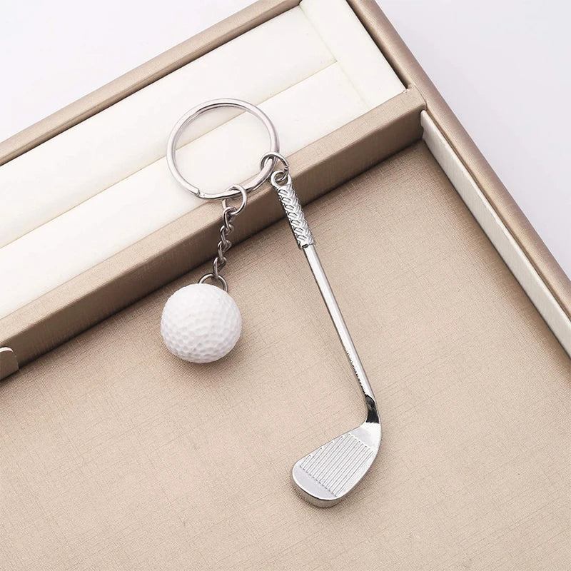 1 Piece Golfer Gift Golf Keychain Golf Ball Jewelry Golf Lovers Gift Golf Team Gift Golf Coach Players Gift