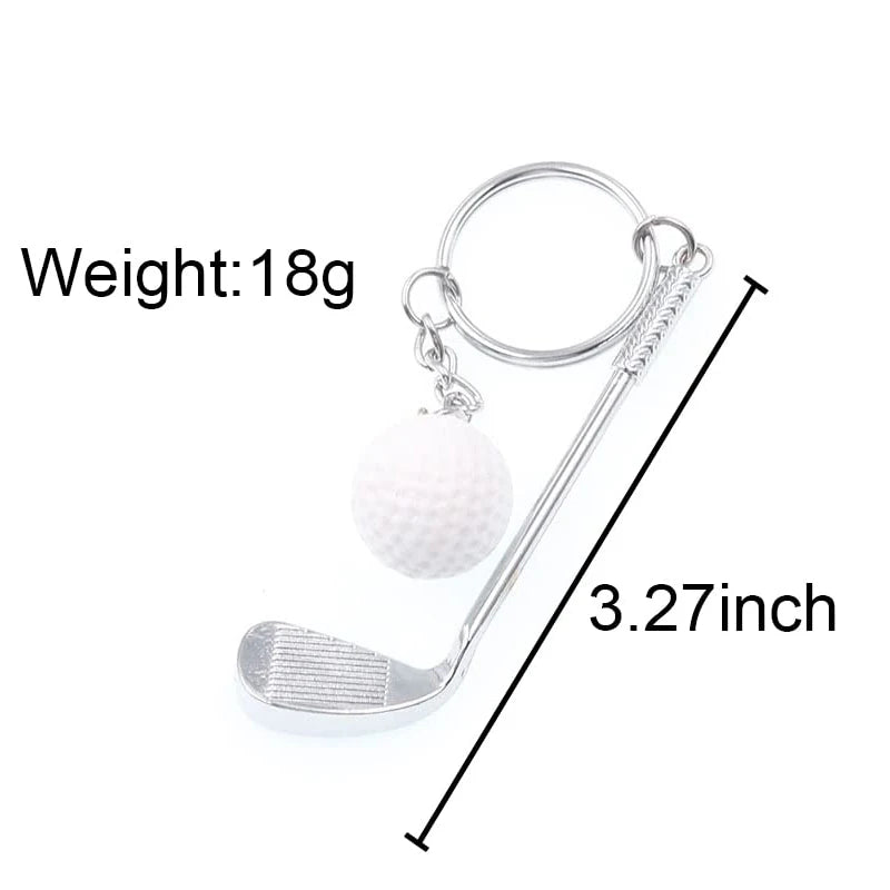 1 Piece Golfer Gift Golf Keychain Golf Ball Jewelry Golf Lovers Gift Golf Team Gift Golf Coach Players Gift