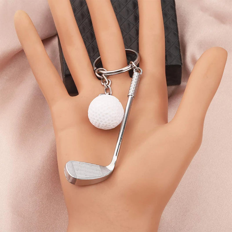 1 Piece Golfer Gift Golf Keychain Golf Ball Jewelry Golf Lovers Gift Golf Team Gift Golf Coach Players Gift
